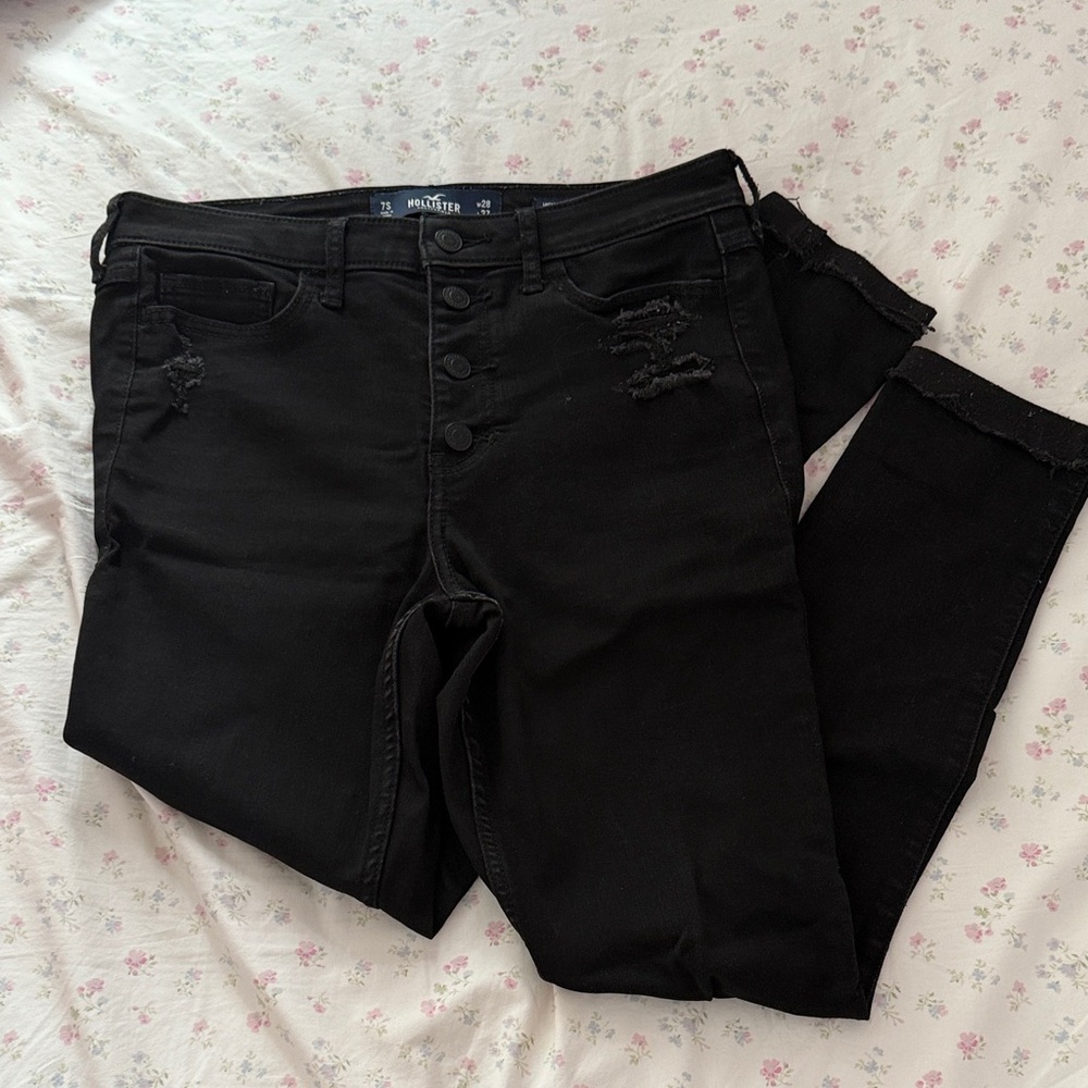 Ripped Black Women Jeans